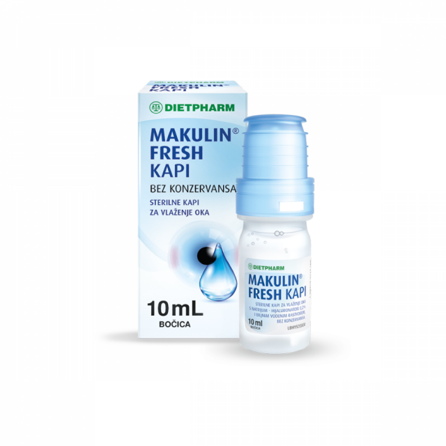 DIETPHARM MAKULIN FRESH KAPI ZA OKO 10ml